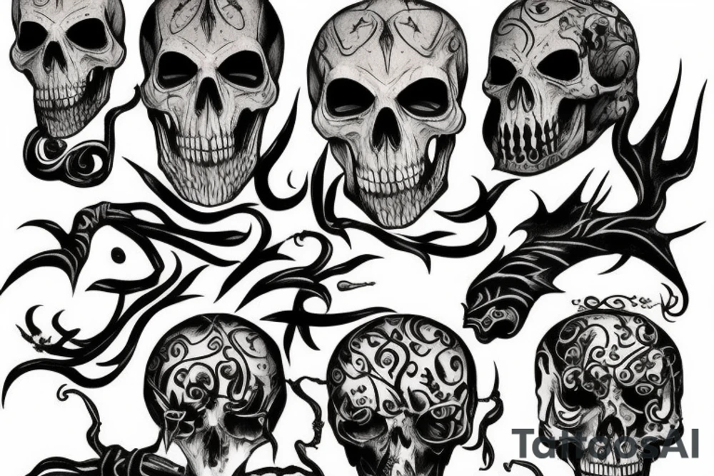 Death eater tattoo idea