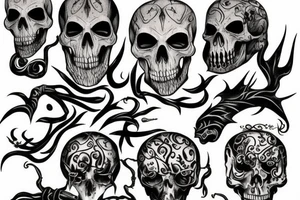 Death eater tattoo idea