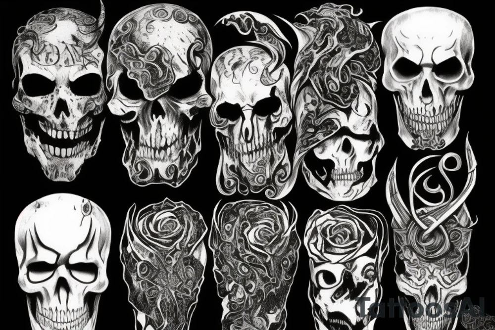 Death eater tattoo idea