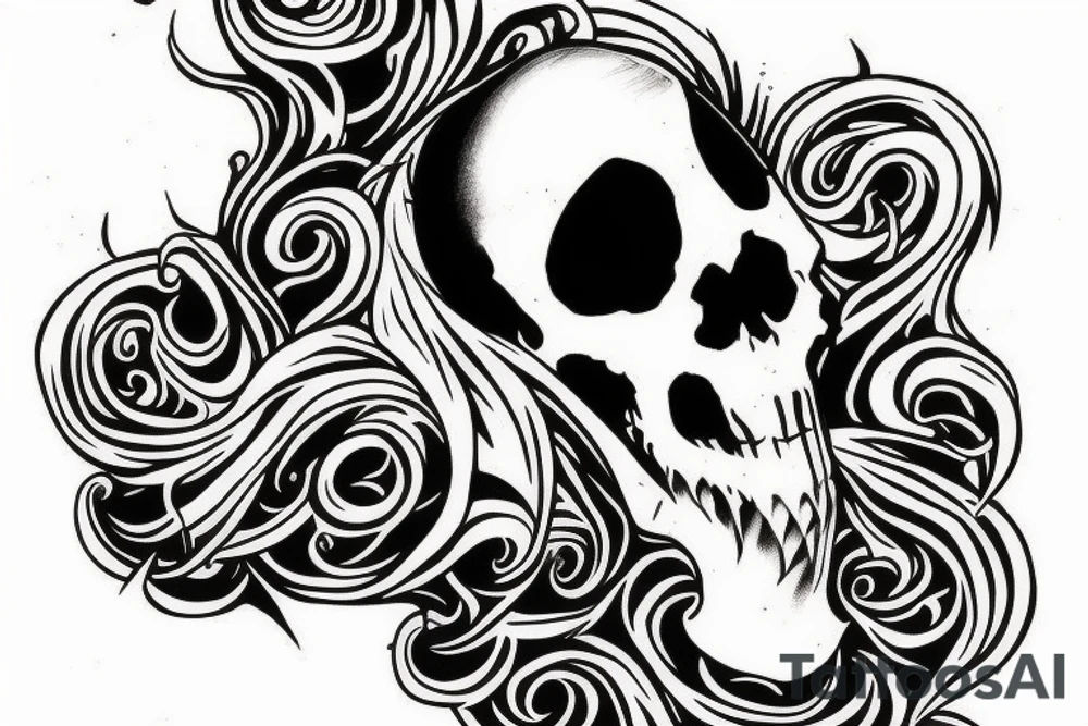 Death eater tattoo from Harry potter tattoo idea