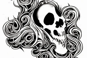 Death eater tattoo from Harry potter tattoo idea