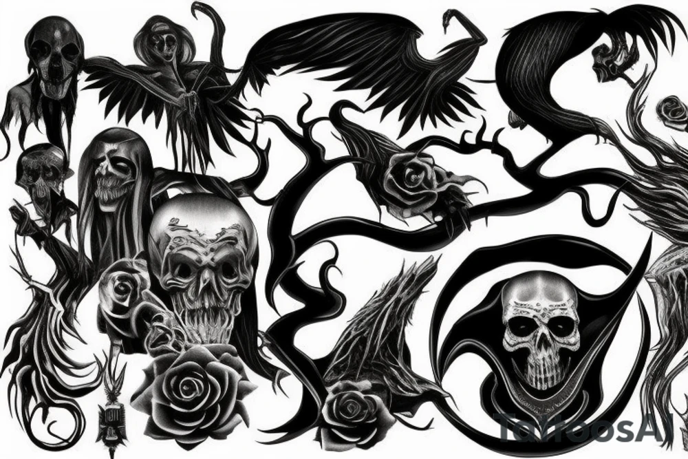 Death eater tattoo from Harry potter tattoo idea