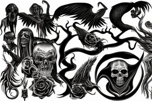 Death eater tattoo from Harry potter tattoo idea