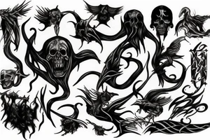 Death eater tattoo from Harry potter tattoo idea