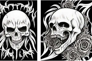 Death eater tattoo from Harry potter tattoo idea