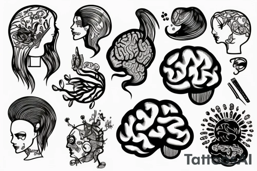 brain tattoo idea