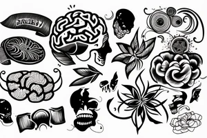 brain tattoo idea