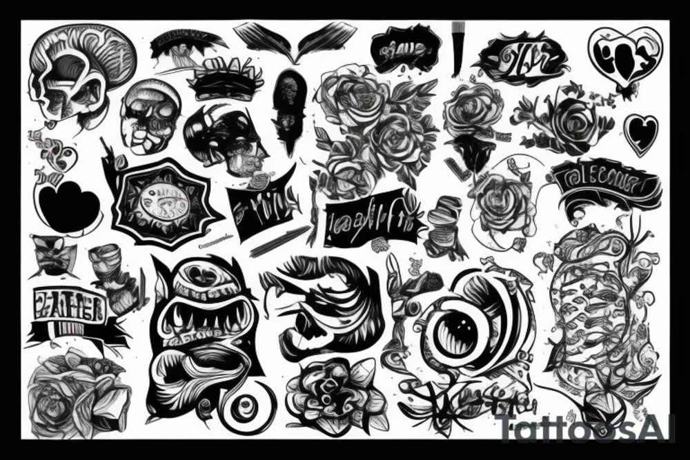 brain shatter tattoo idea