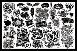 brain shatter tattoo idea