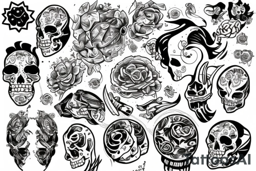 brain shatter tattoo idea
