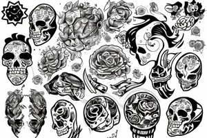 brain shatter tattoo idea