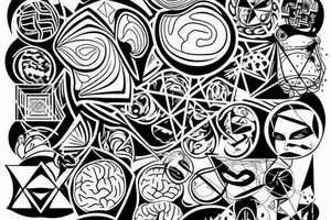 brain shatter tattoo idea