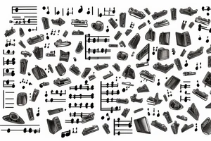 music sheet notation tattoo idea
