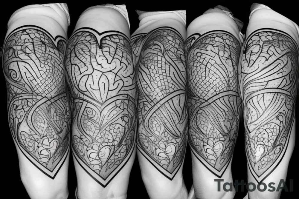 brain heart tattoo idea