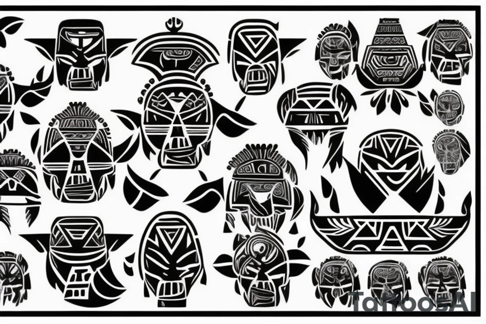 Aztec design. tattoo idea