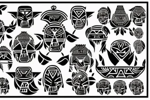 Aztec design. tattoo idea