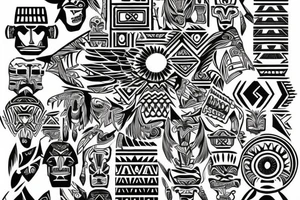 Aztec design. tattoo idea