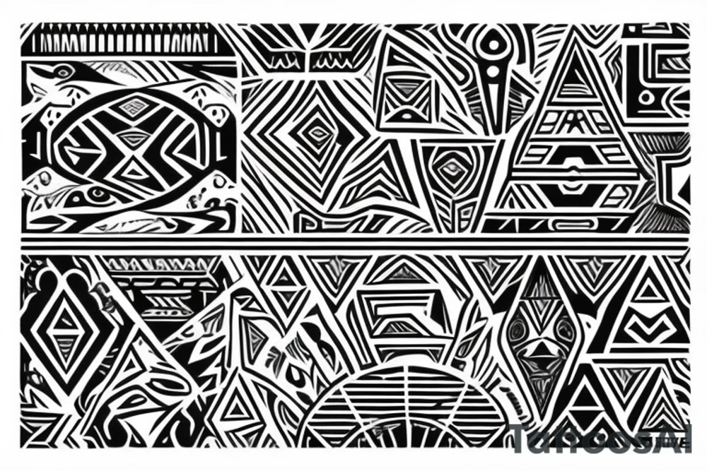 Aztec design. tattoo idea