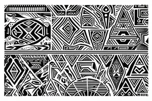 Aztec design. tattoo idea