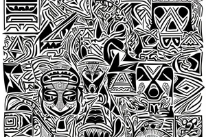 Aztec design. tattoo idea