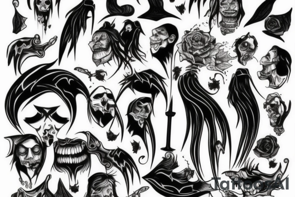 vampire tattoo idea
