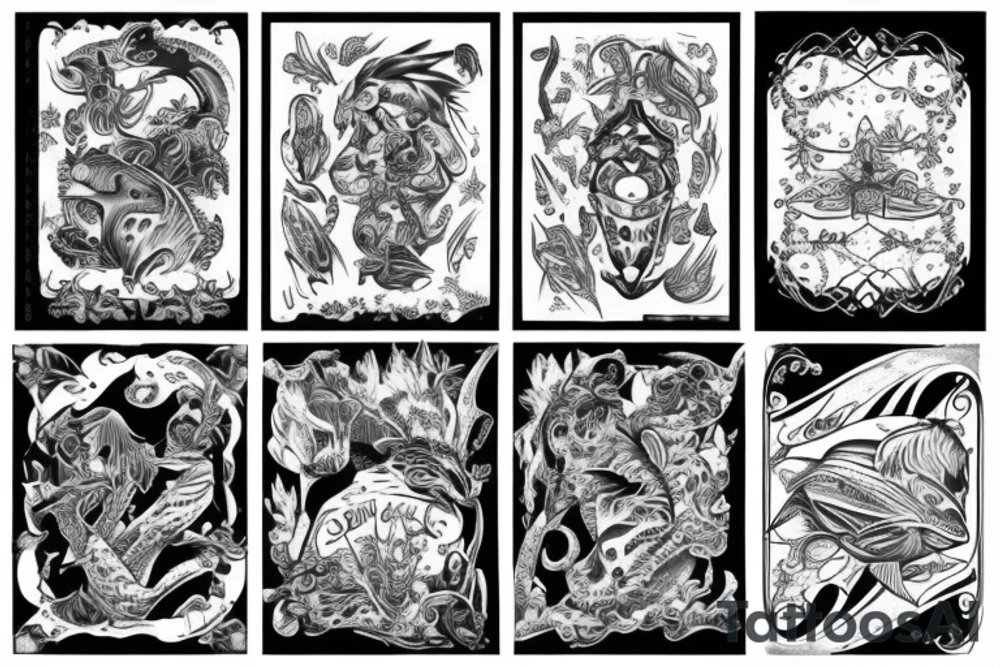 Aquarienstar tattoo idea