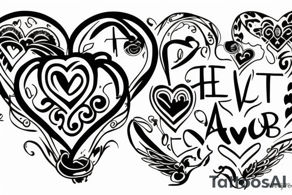 A heart for my brother who passed away tattoo idea