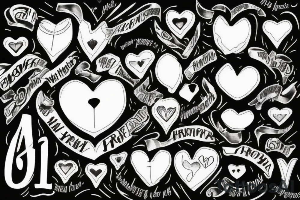 A heart for my brother who passed away tattoo idea