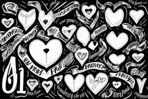 A heart for my brother who passed away tattoo idea