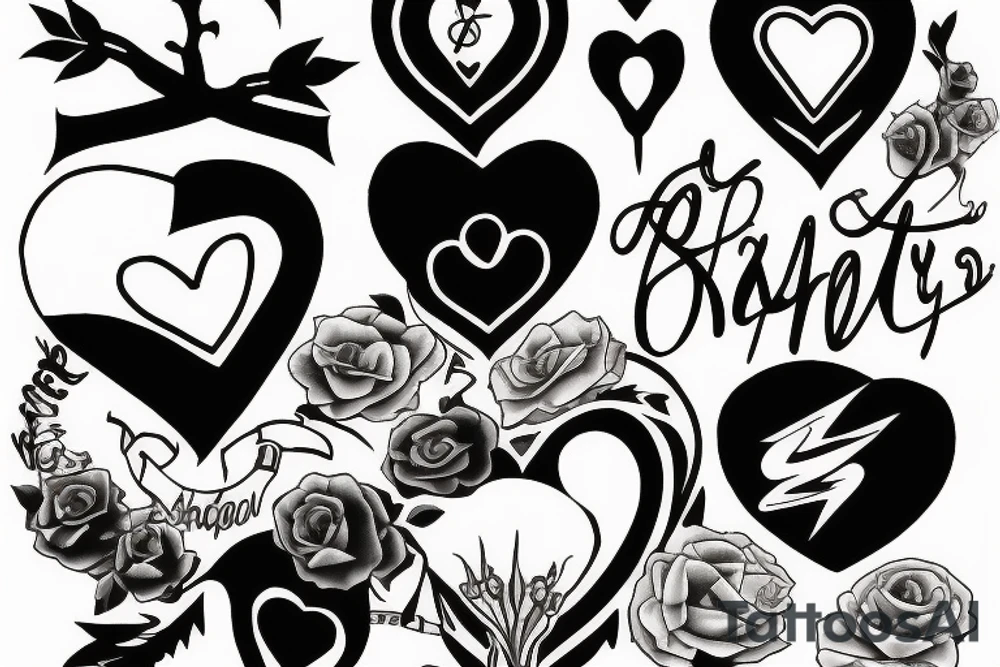 A heart for my brother Bryan who passed away tattoo idea