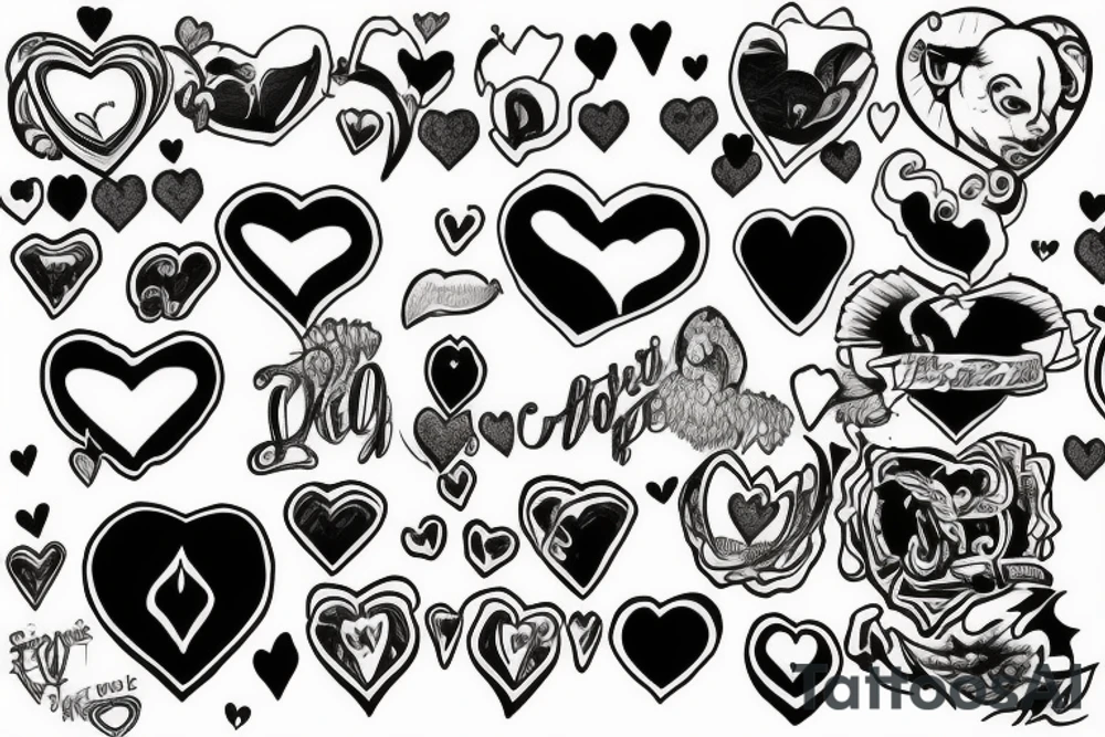 A heart for my brother Bryan who passed away tattoo idea