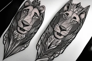 Lion king and brother bear tattoo tattoo idea