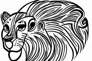 Lion king and brother bear tattoo tattoo idea
