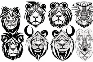 Lion king and brother bear Disney tattoo idea