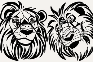 Lion king and brother bear Disney tattoo idea