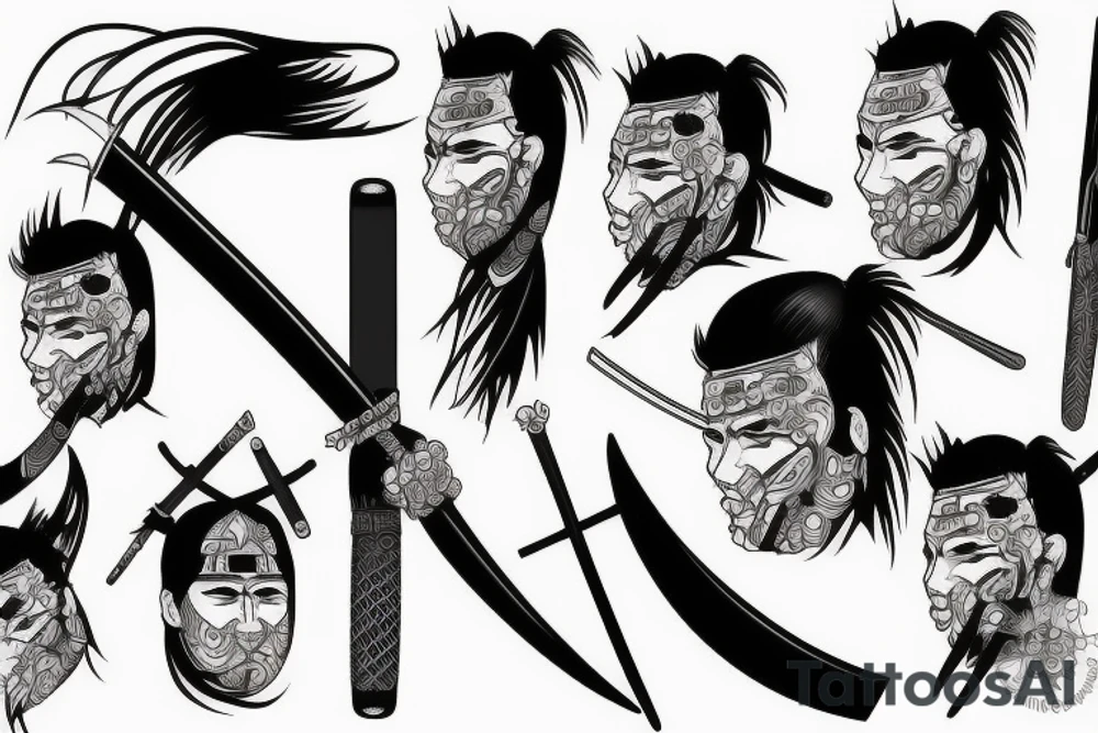 Harakiri samurai tattoo idea