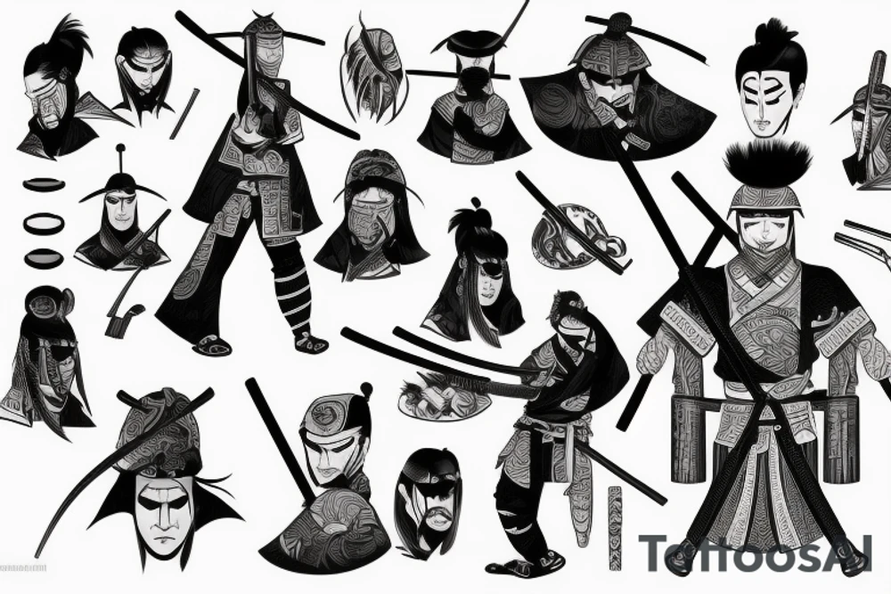 Harakiri samurai tattoo idea
