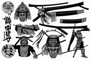 Harakiri samurai tattoo idea