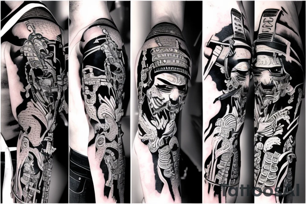 Harakiri samurai tattoo idea