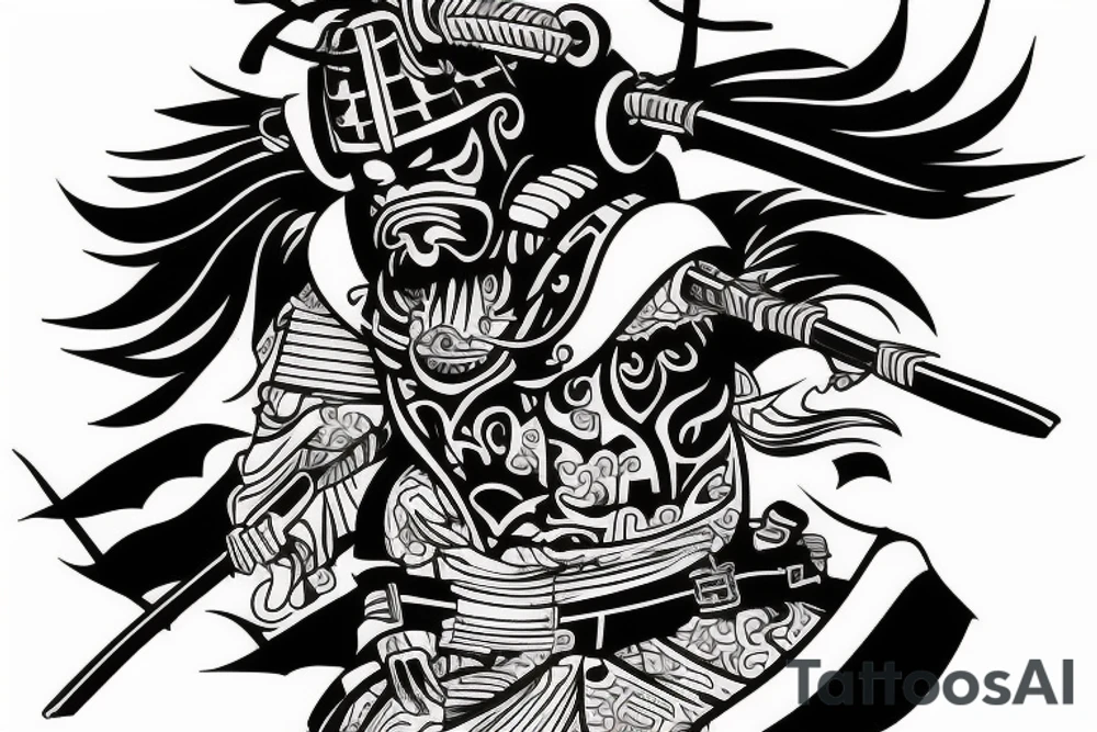 Harakiri samurai tattoo idea