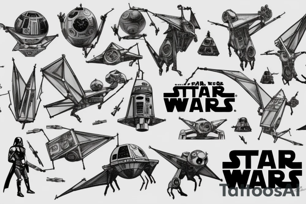 Star Wars, charzard, Harry Potter tattoo idea