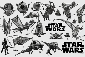 Star Wars, charzard, Harry Potter tattoo idea