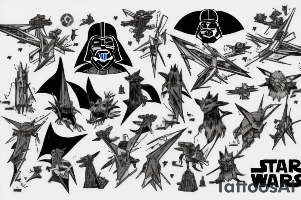 Star Wars, charzard, Harry Potter tattoo idea