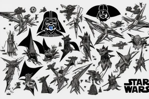 Star Wars, charzard, Harry Potter tattoo idea