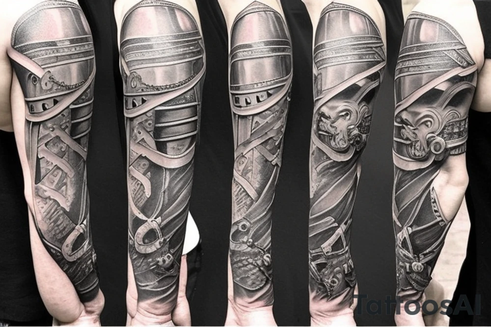 Armor, Greek, Chain, Arm, Roman, Warrior, Knight tattoo idea