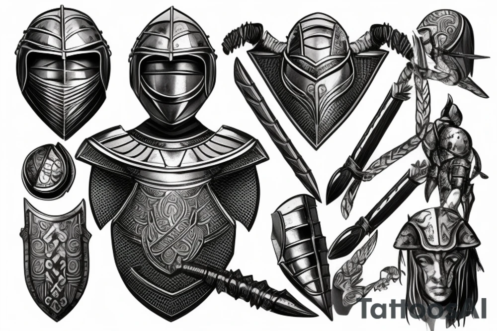 Armor, Roman, Warrior, Knight, tattoo idea