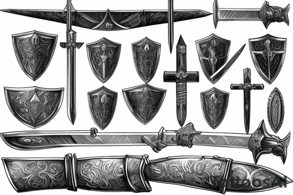 Armor, Roman, Warrior, Knight, Sword, Fight, Plate, Latin tattoo idea