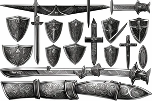Armor, Roman, Warrior, Knight, Sword, Fight, Plate, Latin tattoo idea