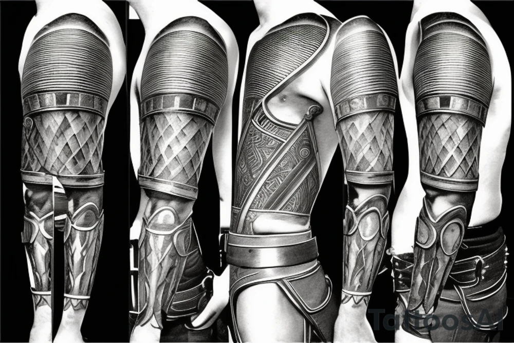 Armor, Roman, Warrior, Knight, Sword, Fight, Plate, Latin tattoo idea
