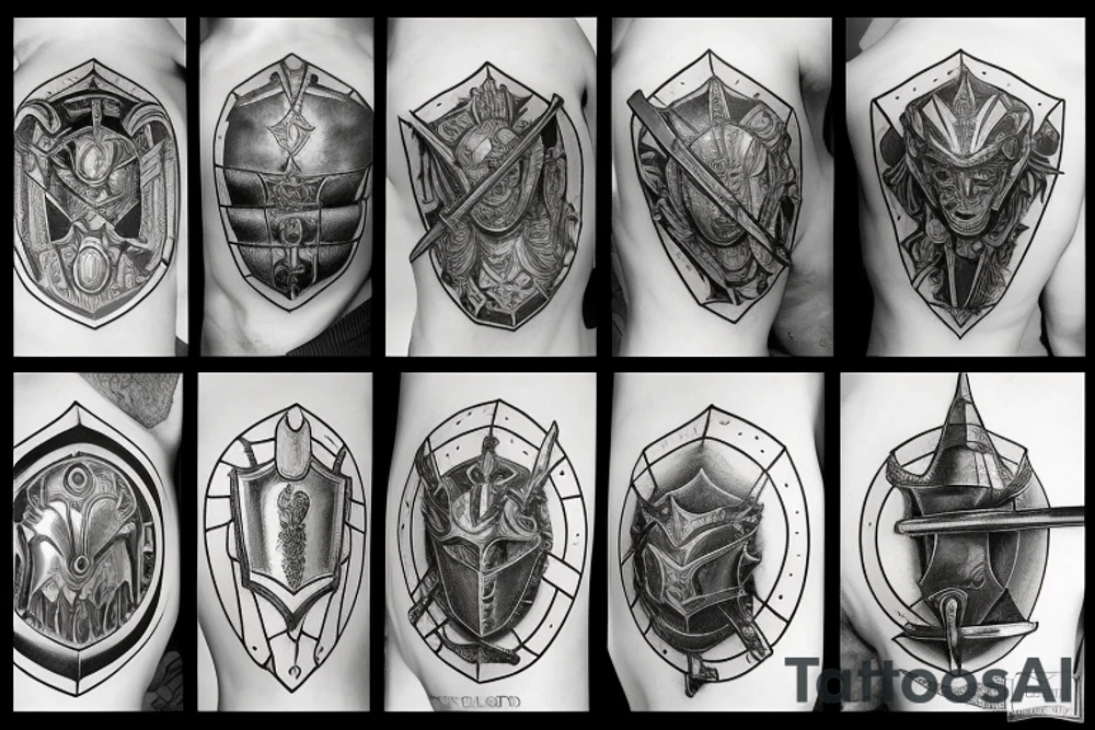 Armor, Roman, Warrior, Knight, Sword, Fight, Plate, Latin, shield tattoo idea